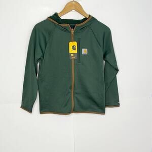 Kids Carhartt Force Long Sleeve Full Zip Size Medium (10/12)